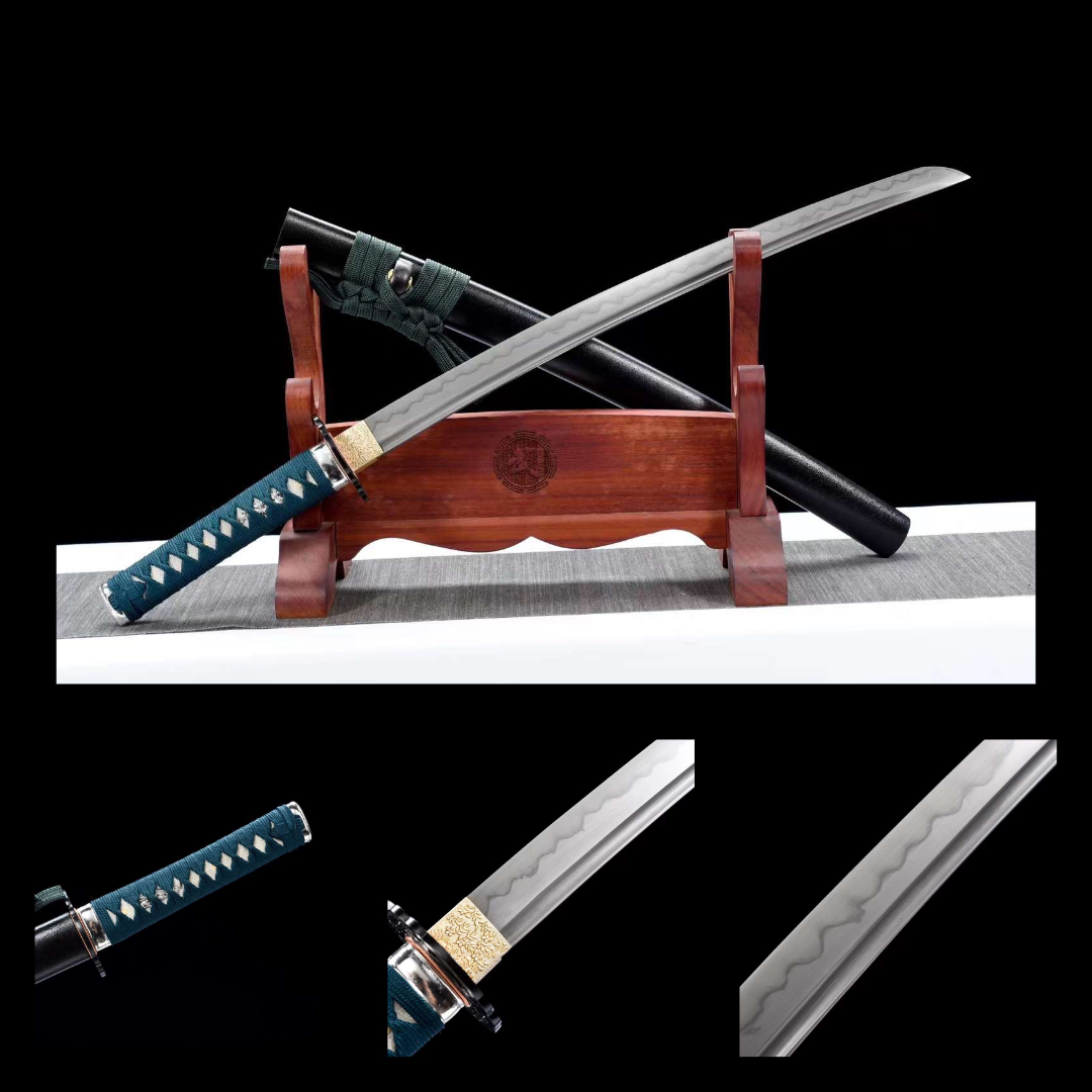 Wakizashi thép t8 / CLAY TEMPERED [MSP 16]